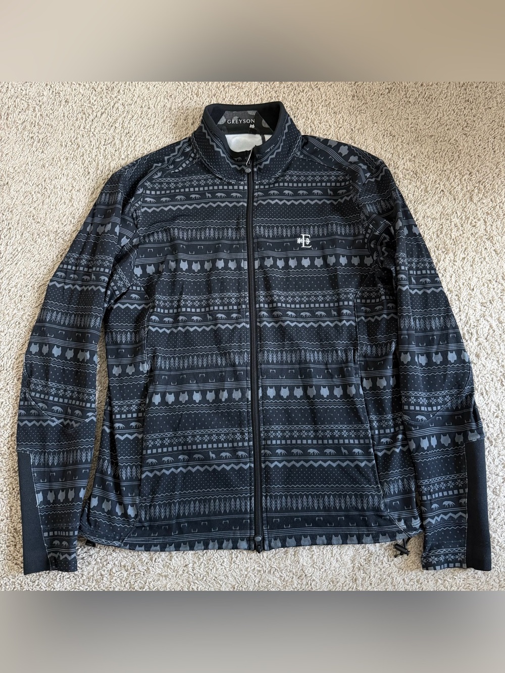Greyson Escondido Golf Club Zip Up Liam Piped Stretch Wind Pro Jacket